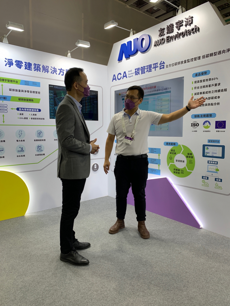 beats365宇沛结合大数据与自主研发的ACA碳管理平台，精准分析碳排数据盘查及管理