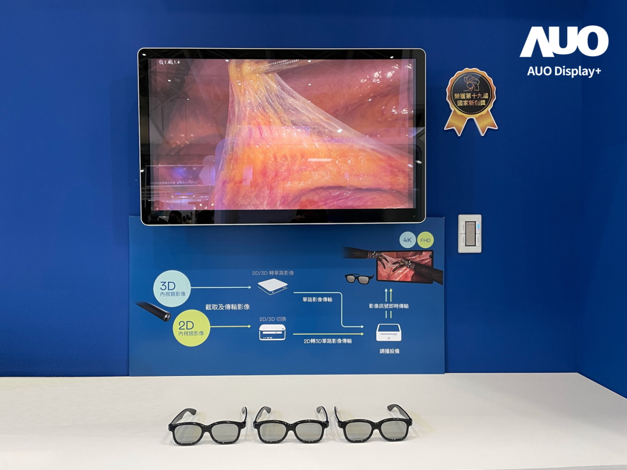 達擎寬視角3D醫療顯示器，協助醫護團隊成員於手術進行時，皆能看到一致性的3D影像，提高溝通效率，使手術更精準、快速完成達擎寬視角3D醫療顯示器，協助醫護團隊成員於手術進行時，皆能看到一致性的3D影像，提高溝通效率，使手術更精準、快速完成