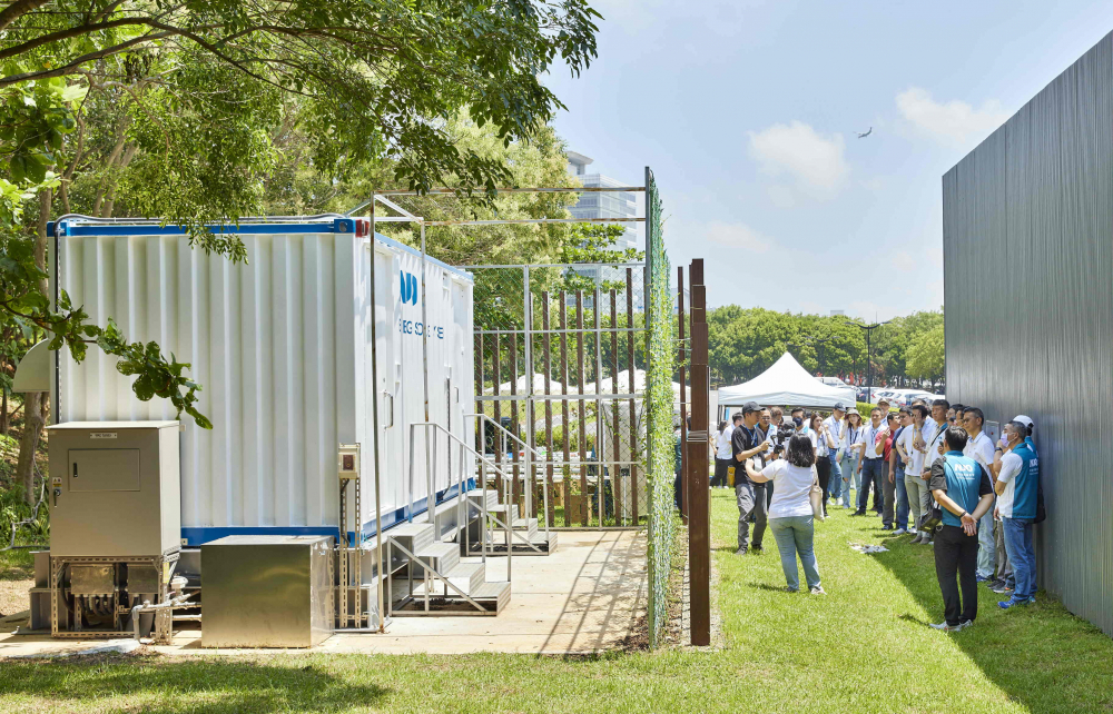 友達西大墩窯文化館建置屋頂全綠電及儲能櫃，為兼具創能儲能的永續綠能場域