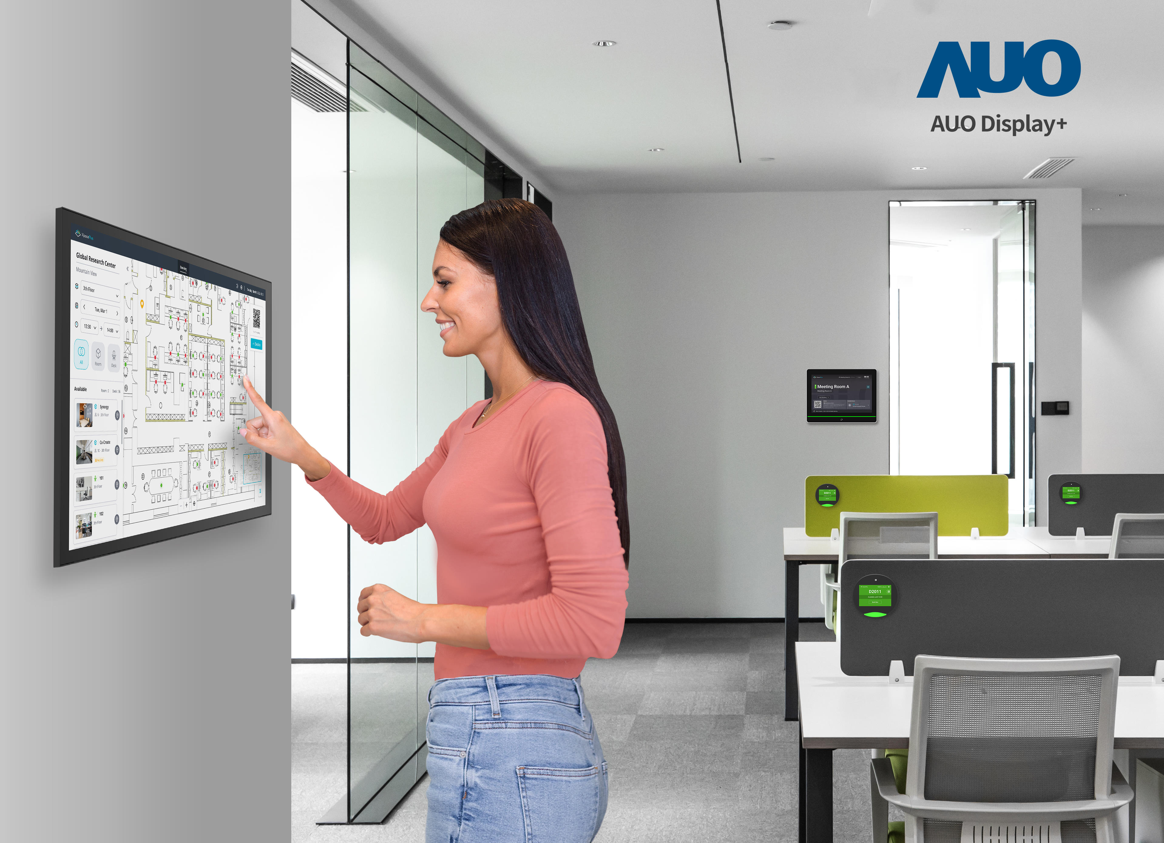 达擎会议空间管理解决方案可应用于空间预约和管理流程，将办公空间的查询、预约和保留等流程自动化，为用户提供更灵活、弹性的工作模式