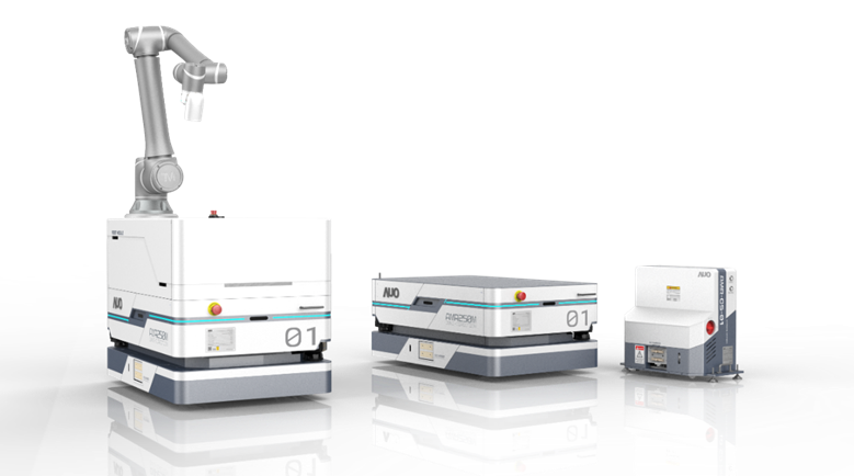 友達數位開發的自主式移動機器人（AMR250M），搭配全向輪並結合AI演算法、2D LiDAR、3D攝影機等技術，協助客戶實現產線全自動化