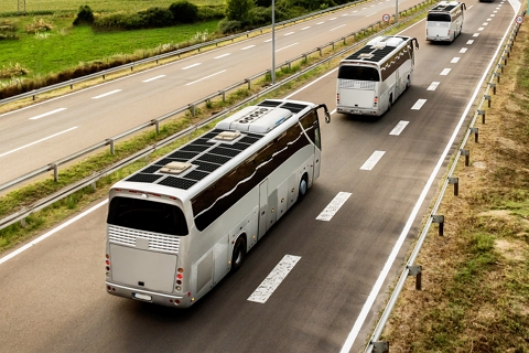 曲面牆、交通工具